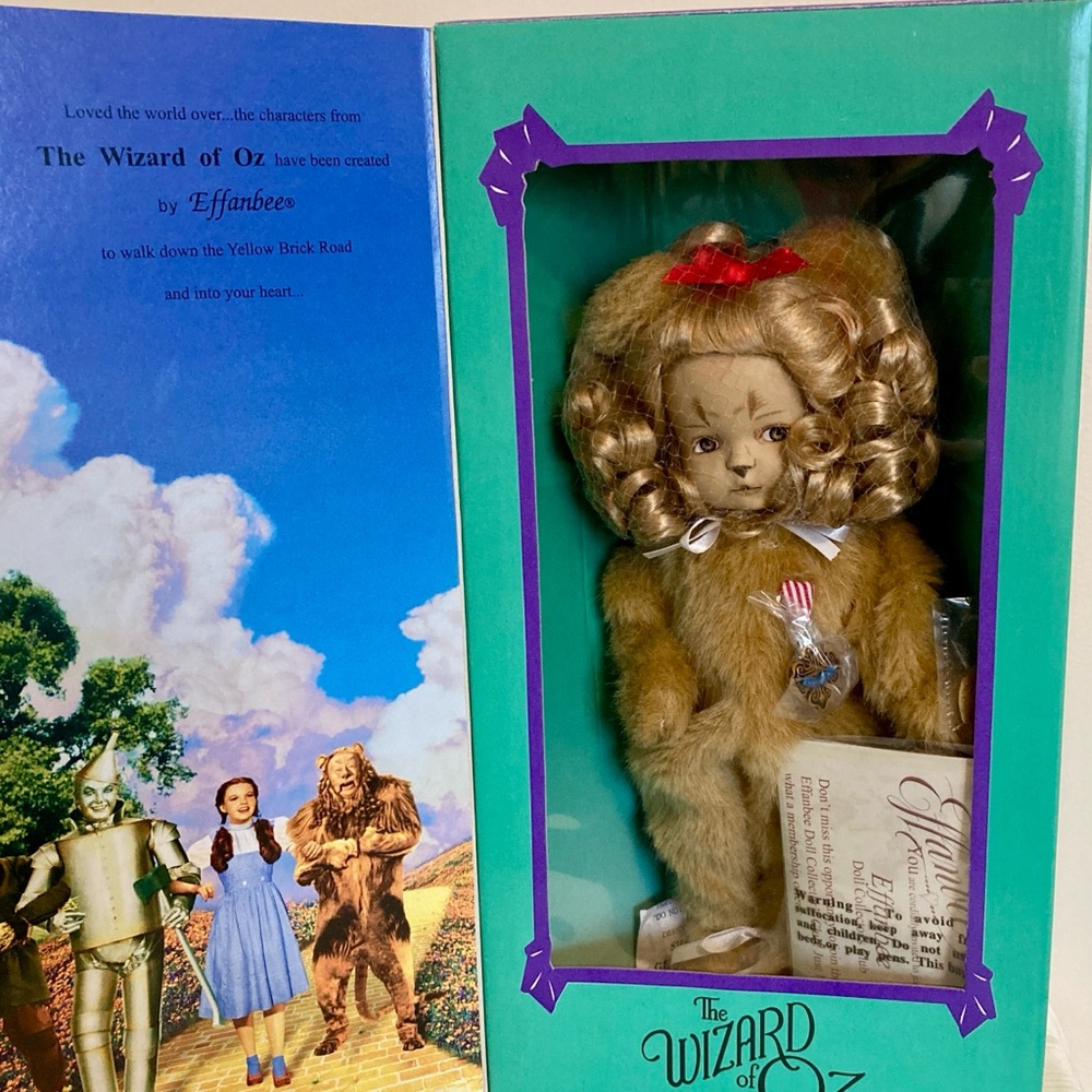 Effanbee Wizard of Oz Collection Doll Patsy as the Cowardly Lion 13” 2005